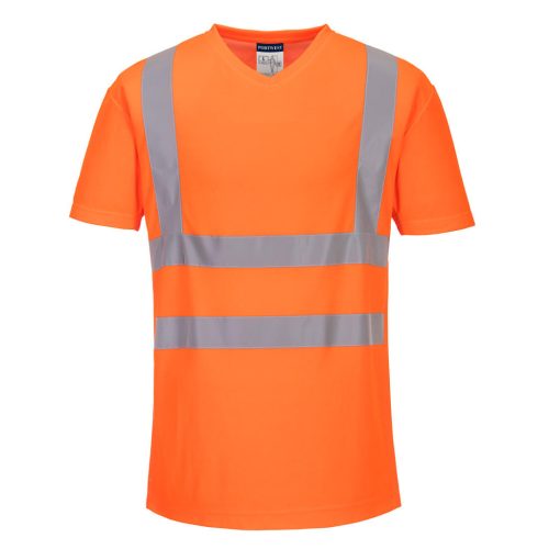 Hi-Vis pamut póló pamut hálós betétes póló S/S