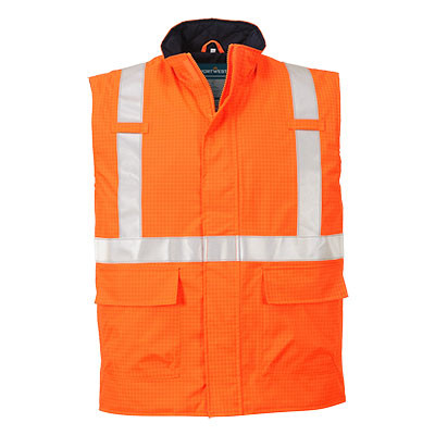 Bizflame Rain Hi-Vis antisztatikus FR lángálló mellény