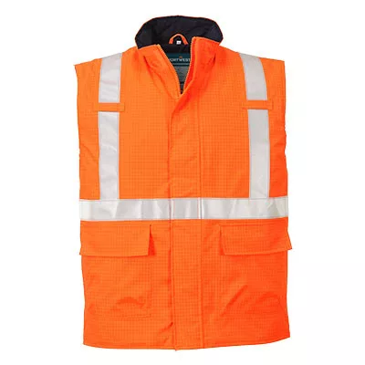 Bizflame Rain Hi-Vis antisztatikus FR lángálló mellény