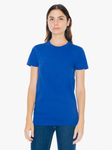 American Apparel AA2102 NŐI FINE JERSEY RÖVID UJJÚ PÓLÓ L