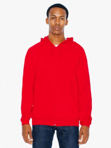 American Apparel AA5497 UNISEX CALIFORNIA FLEECE CIPZÁRAS KAPUCNIS PULÓVER S