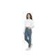 American Apparel AARSAF3451 WOMEN'S FLEX FLEECE CROP PULLOVER S