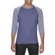 Anvil AN6755 FELNŐTT TRI-BLEND 3/4 UJJÚ RAGLÁN PÓLÓ S