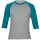 Anvil AN6755 FELNŐTT TRI-BLEND 3/4 UJJÚ RAGLÁN PÓLÓ L