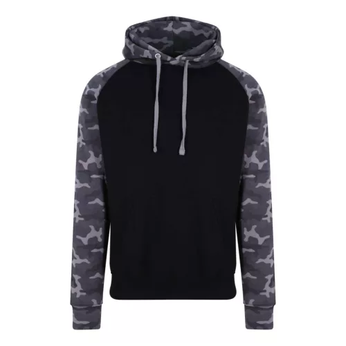 Just Hoods AWJH009 BASEBALL HOODIE M