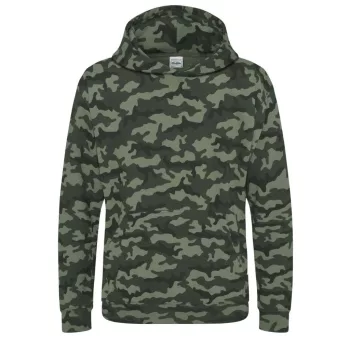 Just Hoods AWJH014J GYERMEK CAMO KAPUCNIS PULÓVER XS
