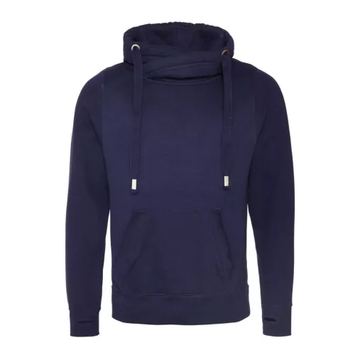 Just Hoods AWJH021 KERESZTEZETT NYAKÚ KAPUCNIS PULÓVER S
