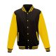 Just Hoods AWJH043 VARSITY JACKET XS