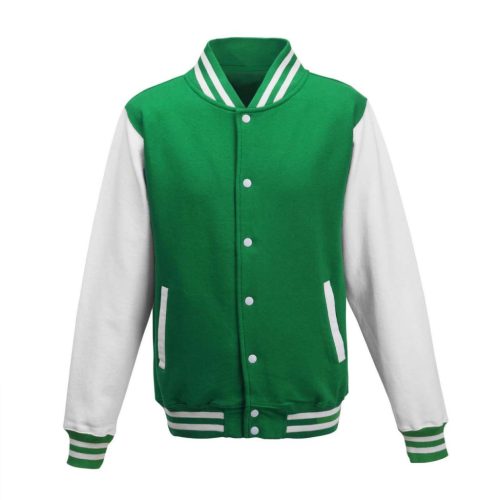Just Hoods AWJH043 VARSITY JACKET S