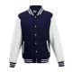 Just Hoods AWJH043 VARSITY JACKET XS
