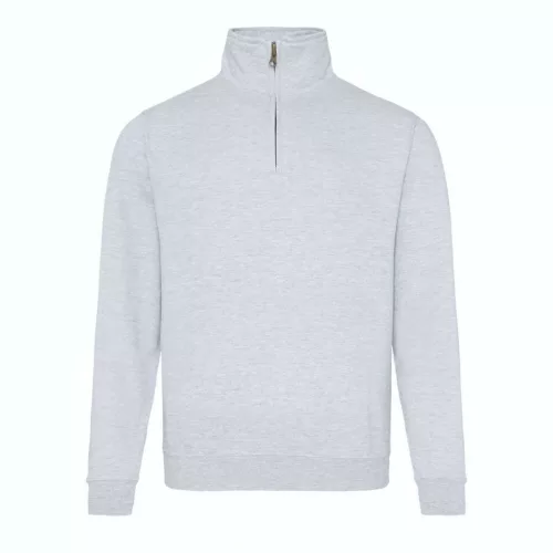 Just Hoods AWJH046 SOPHOMORE 1/4 CIPZÁRAS PULÓVER 2XL