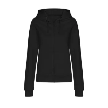   Just Hoods AWJH050F NŐI COLLEGE CIPZÁRAS KAPUCNIS PULÓVER XS