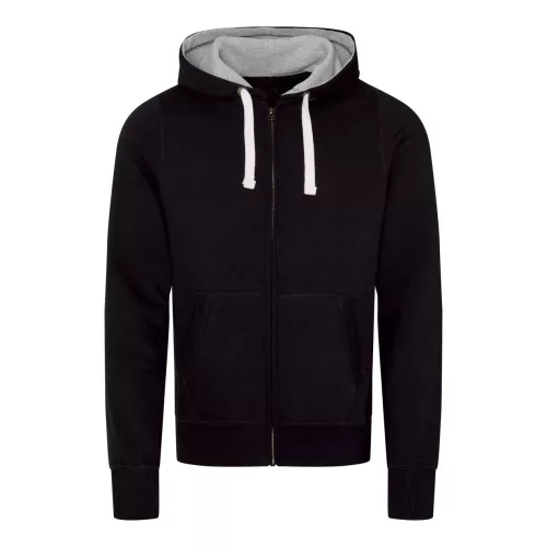 Just Hoods AWJH052 VASTAG CIPZÁRAS KAPUCNIS PULÓVER L