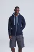 Just Hoods AWJH053 VARSITY CIPZÁRAS KAPUCNIS PULÓVER 2XL