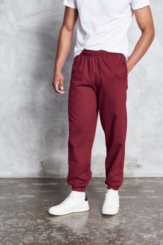 Just Hoods AWJH072 COLLEGE CUFFED JOGPANTS XS