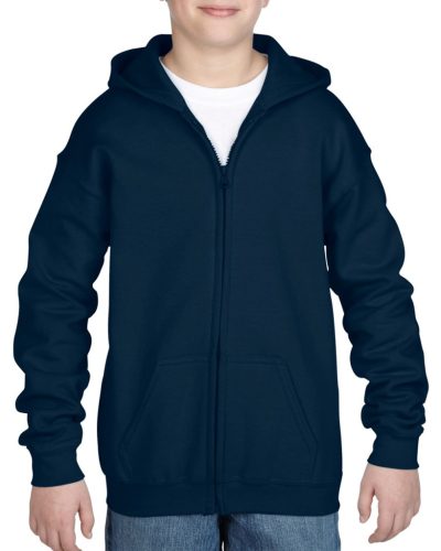 Gildan GIB18600 HEAVY BLEND™ YOUTH FULL ZIP HOODED SWEATSHIRT XS