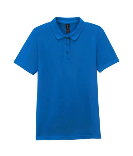 Gildan GIL64800-B3 SOFTSTYLE® LADIES' DOUBLE PIQUÉ POLO WITH 3 COLOUR-MATCHED BUTTONS L