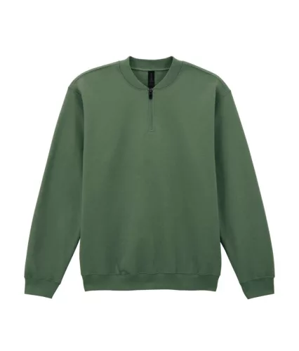 Gildan GISF008 SOFTSTYLE™ MIDWEIGHT FELNŐTT 1/4 CIPZÁRAS PULÓVER 2XL