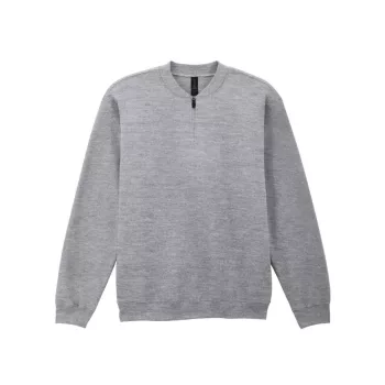   Gildan GISF008 SOFTSTYLE™ MIDWEIGHT FELNŐTT 1/4 CIPZÁRAS PULÓVER L