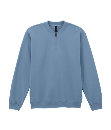 Gildan GISF008 SOFTSTYLE™ MIDWEIGHT FELNŐTT 1/4 CIPZÁRAS PULÓVER XL