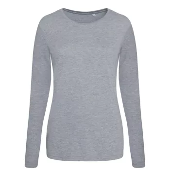 Just Ts JT002F HOSSZÚ UJJÚ NŐI TRI-BLEND PÓLÓ XS