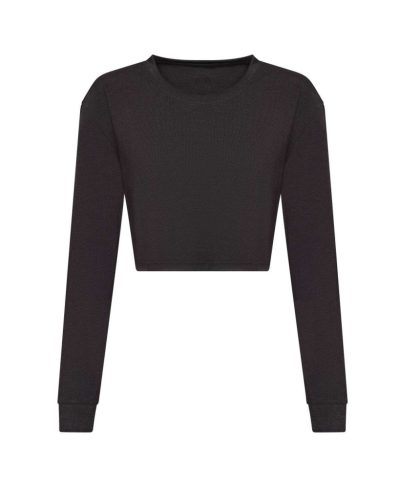 Just Ts JT016 WOMEN'S L/S CROPPED T XL