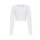 Just Ts JT016 WOMEN'S L/S CROPPED T S