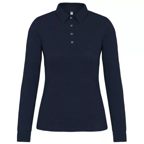 Kariban KA265 NŐI HOSSZÚ UJJÚ JERSEY GALLÉROS PÓLÓ XL