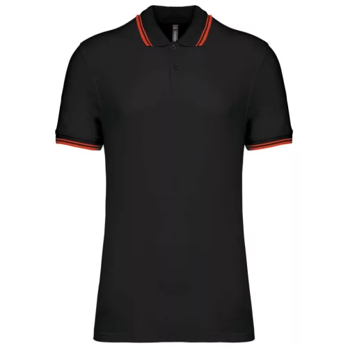 Kariban KA272 FÉRFI 2 CSÍKOS RÖVID UJJÚ PÓLÓING 2XL