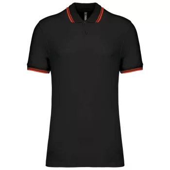   Kariban KA272 FÉRFI 2 CSÍKOS RÖVID UJJÚ GALLÉROS PÓLÓ S