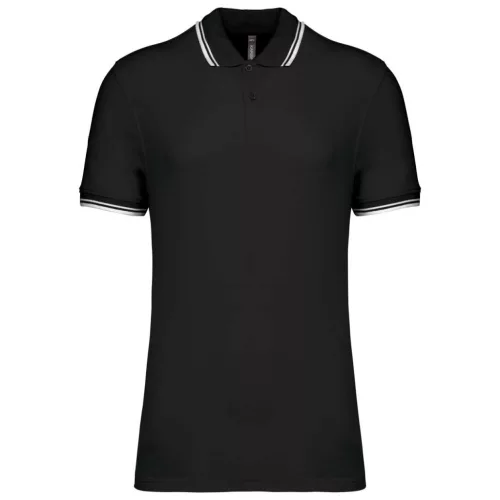 Kariban KA272 FÉRFI 2 CSÍKOS RÖVID UJJÚ PÓLÓING 4XL