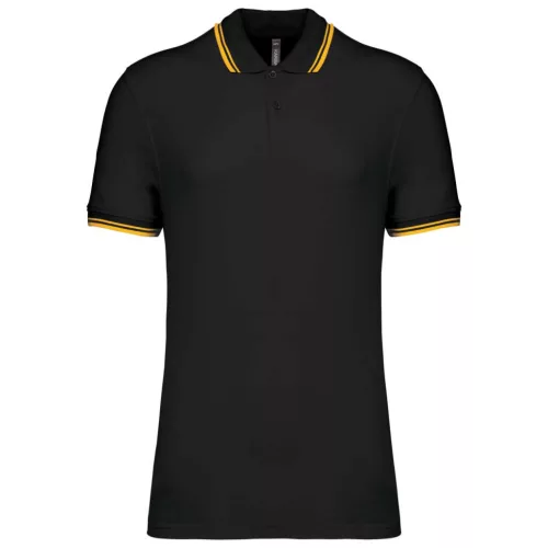 Kariban KA272 FÉRFI 2 CSÍKOS RÖVID UJJÚ PÓLÓING 4XL