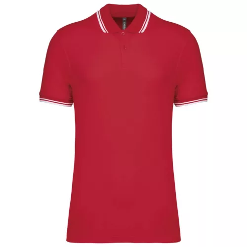 Kariban KA272 FÉRFI 2 CSÍKOS RÖVID UJJÚ PÓLÓING 2XL