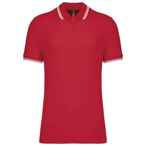 Kariban KA272 FÉRFI 2 CSÍKOS RÖVID UJJÚ PÓLÓING 3XL