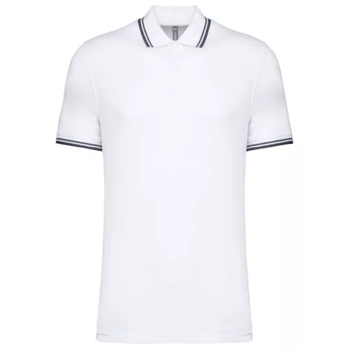 Kariban KA272 FÉRFI 2 CSÍKOS RÖVID UJJÚ PÓLÓING 2XL