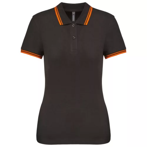 Kariban KA273 NŐI 2 CSÍKOS RÖVID UJJÚ GALLÉROS PÓLÓ XL