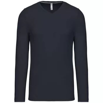 Kariban KA358 FÉRFI HOSSZÚ UJJÚ V-NYAKÚ PÓLÓ 2XL