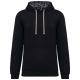 Kariban KA4013 UNISEX CONTRAST PATTERNED HOODED SWEATSHIRT 2XL