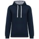 Kariban KA4013 UNISEX CONTRAST PATTERNED HOODED SWEATSHIRT 3XL