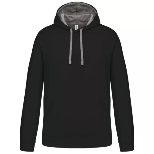 Kariban KA446 KONTRASZTOS KAPUCNIS PULÓVER 3XL