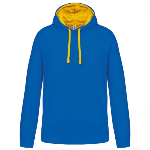 Kariban KA446 KONTRASZTOS KAPUCNIS PULÓVER 4XL