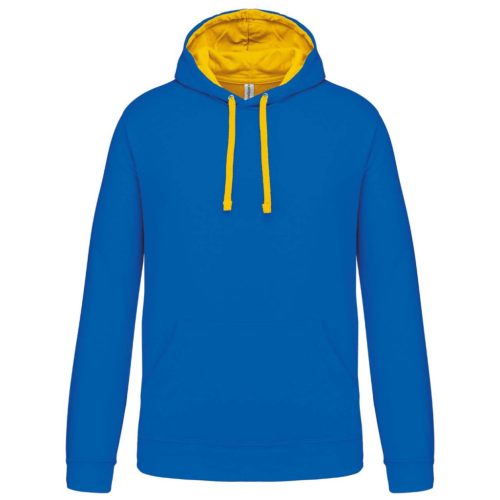 Kariban KA446 MEN'S CONTRAST HOODED SWEATSHIRT L