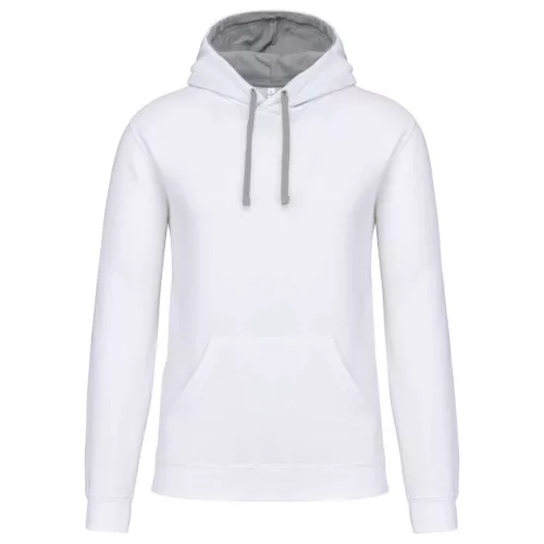 Kariban KA446 KONTRASZTOS KAPUCNIS PULÓVER 3XL