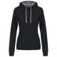 Kariban KA465 LADIES’ CONTRAST HOODED SWEATSHIRT S