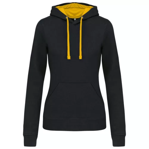 Kariban KA465 NŐI KONTRASZTOS KAPUCNIS PULÓVER 2XL