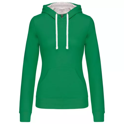 Kariban KA465 NŐI KONTRASZTOS KAPUCNIS PULÓVER 2XL