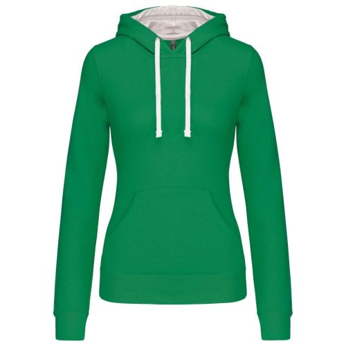 Kariban KA465 LADIES’ CONTRAST HOODED SWEATSHIRT S