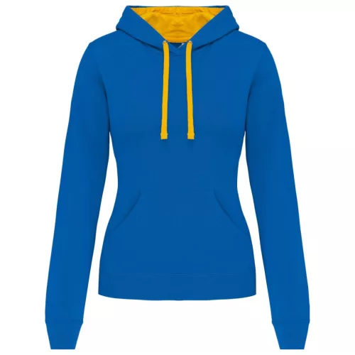 Kariban KA465 NŐI KONTRASZTOS KAPUCNIS PULÓVER 2XL