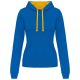 Kariban KA465 LADIES’ CONTRAST HOODED SWEATSHIRT M