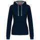 Kariban KA465 LADIES’ CONTRAST HOODED SWEATSHIRT XL